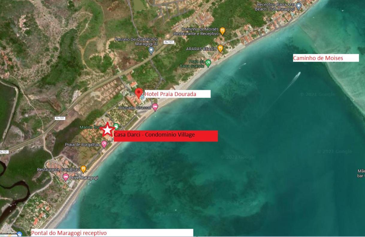 Casa Darci - Beira-Mar, No Condominio Village Maragogi Ngoại thất bức ảnh